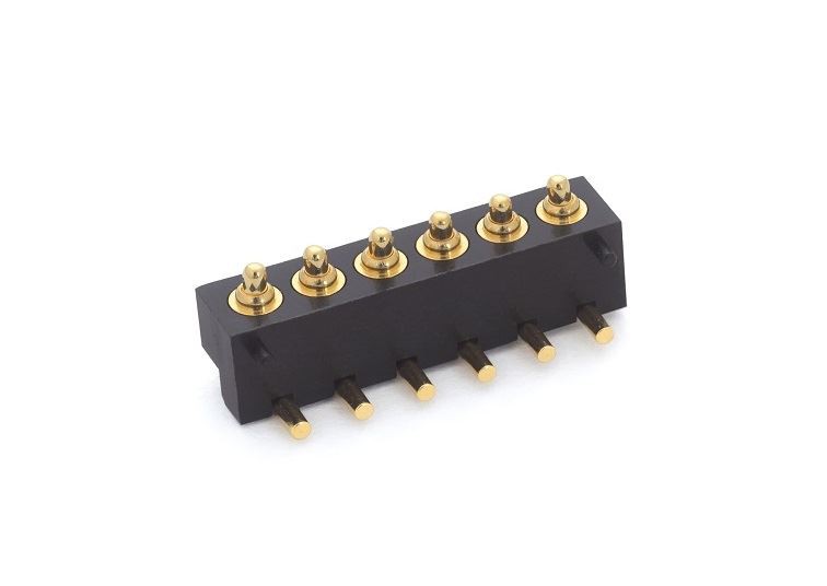 6pin Right Angle Pogo Pin connector