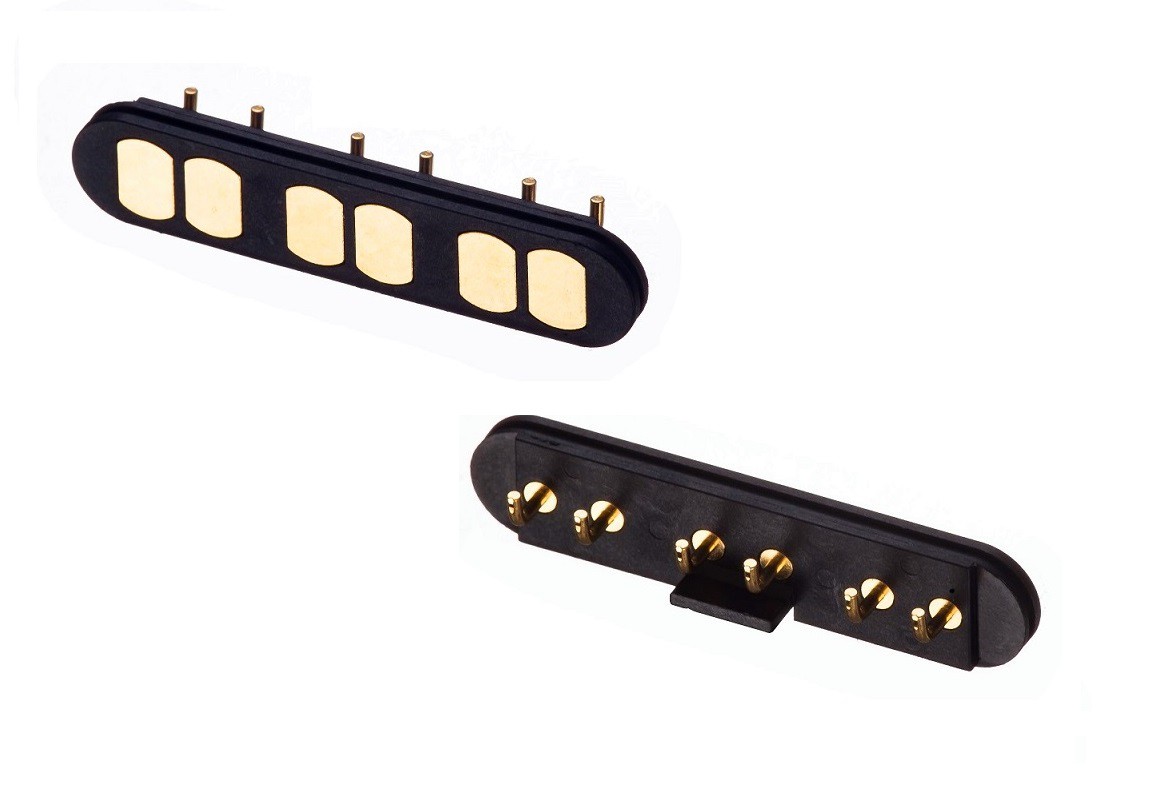 90 Degree pogo pin female connector