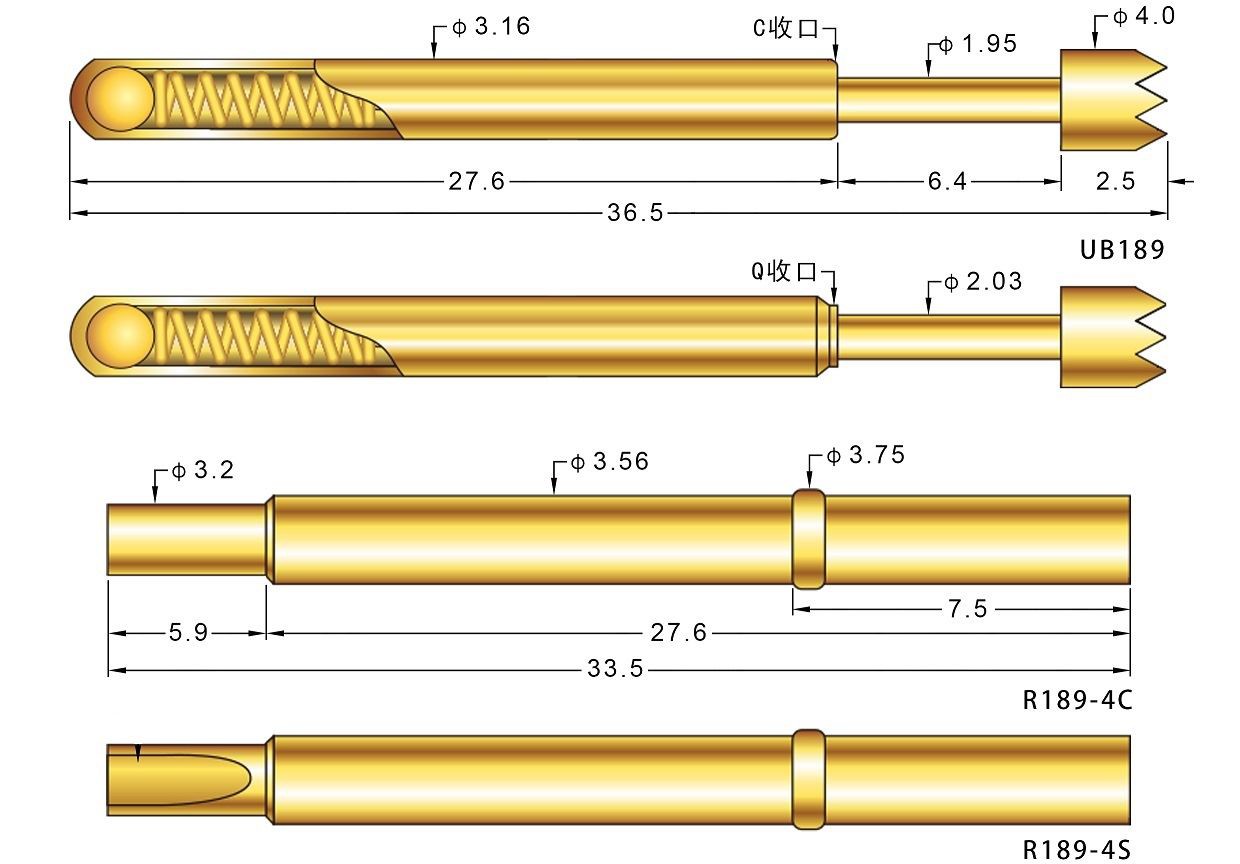 Probe pogo pin Probe pogo pin