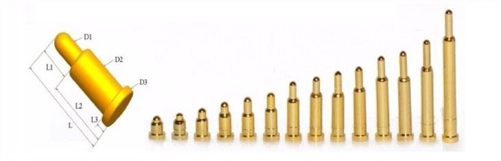 Micro Spring Loaded Pogo Pin 1mm Pitch