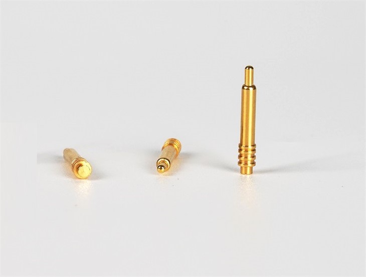 Aranyozott egyenes tűs Pogo Pin