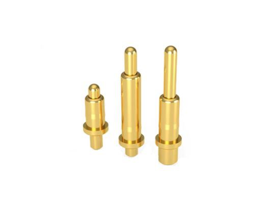 Behúzható, rugós, aranyozott Pogo Pin