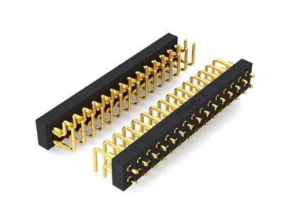 Hajlító derékszögű Pogo Pin