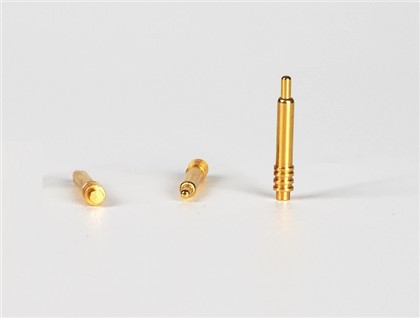 Aranyozott egyenes tűs Pogo Pin