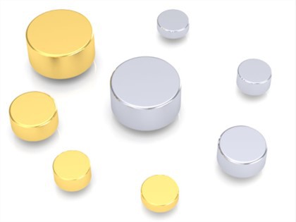 Tömör aranyozott Pogo Pin