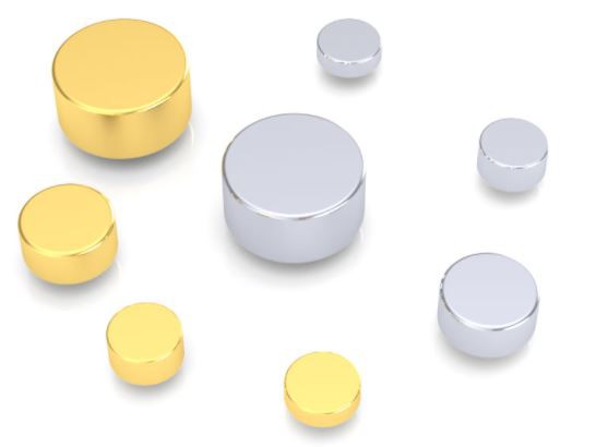 Tömör aranyozott Pogo Pin