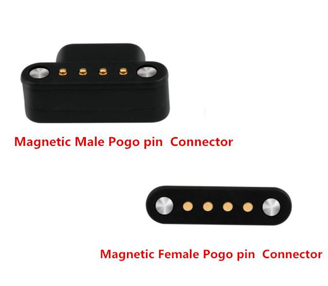 Waterproof Magnetic Male Female Pogo Pin Connector