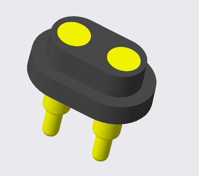 2 tűs vízálló PogoPin csatlakozó