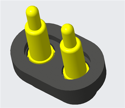 Vízálló férfi és női Pogo tűs csatlakozó