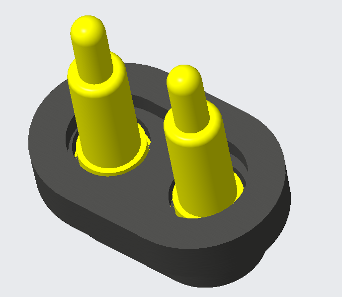 Vízálló férfi és női Pogo tűs csatlakozó